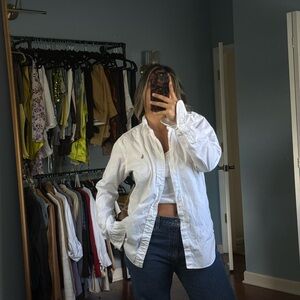 White Ralph Lauren Button Down